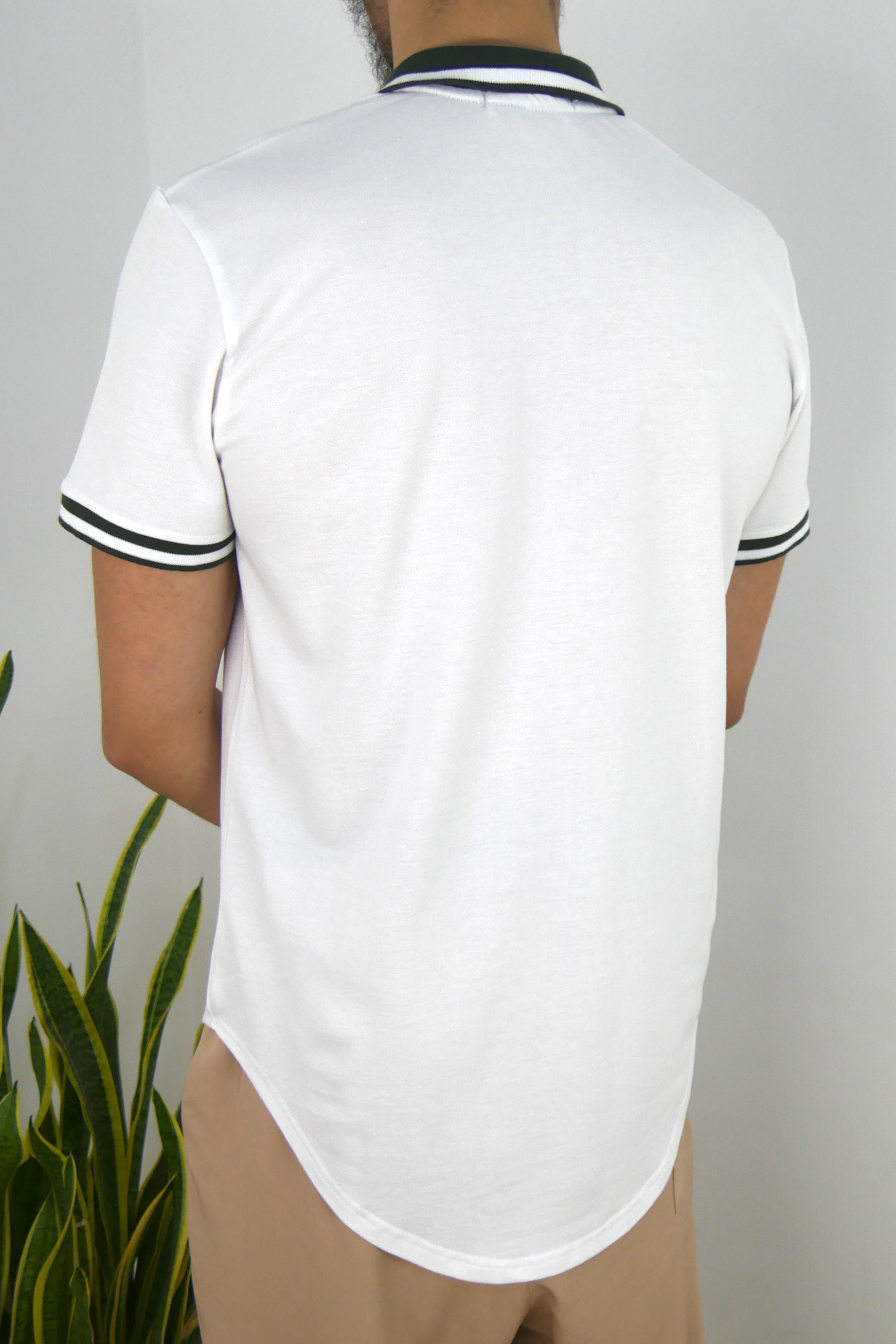 Polo manches courtes - blanc