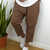 Sarouel Lin classique - marron