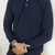 Polo manches longues - Bleu