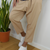 Sarouel Lin classique - beige